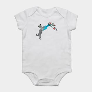 Russian Blue Cat Baby Bodysuit